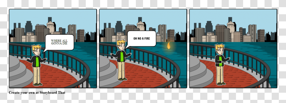Comic Strip On Air Pollution, Building, Architecture, Urban, Outdoors Transparent Png