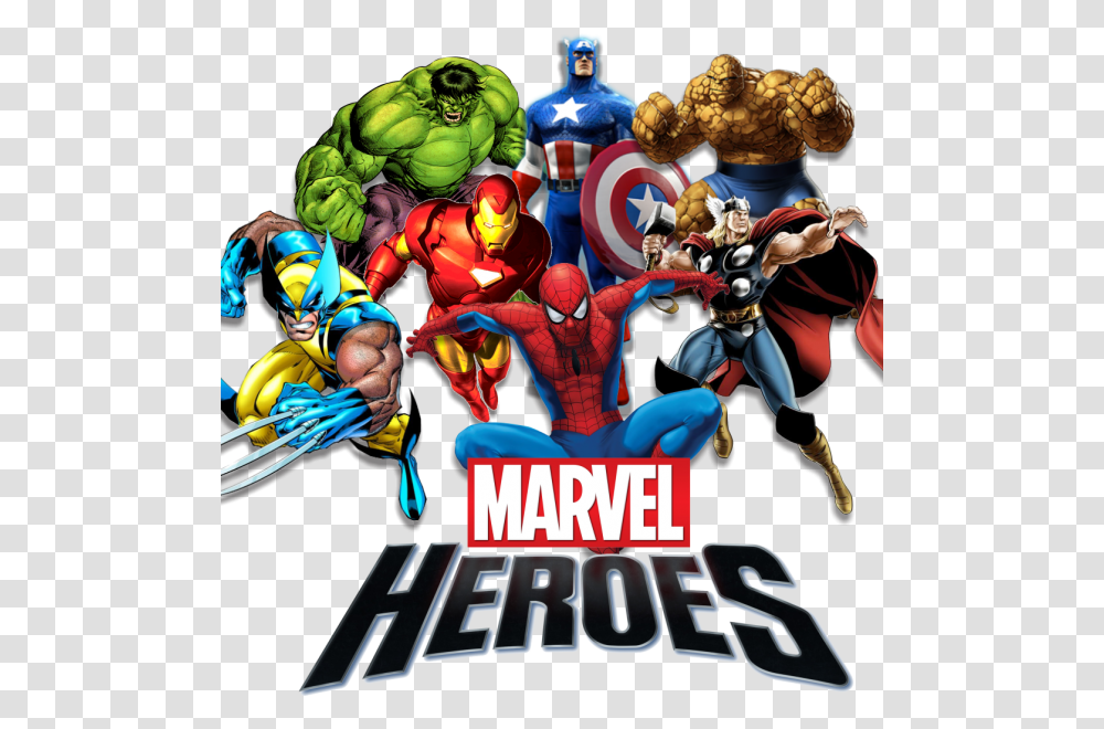 Comic Superhero Themed Slots Marvel Super Heroes, Poster, Advertisement, Wasp, Paper Transparent Png