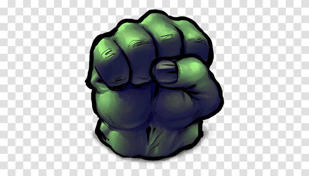 Comics Hulk Fist Icon Free Of Ultrabuuf Icons, Hand, Helmet, Apparel Transparent Png