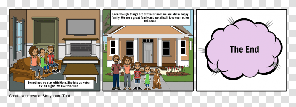 Comics, People, Person, Human, Family Transparent Png