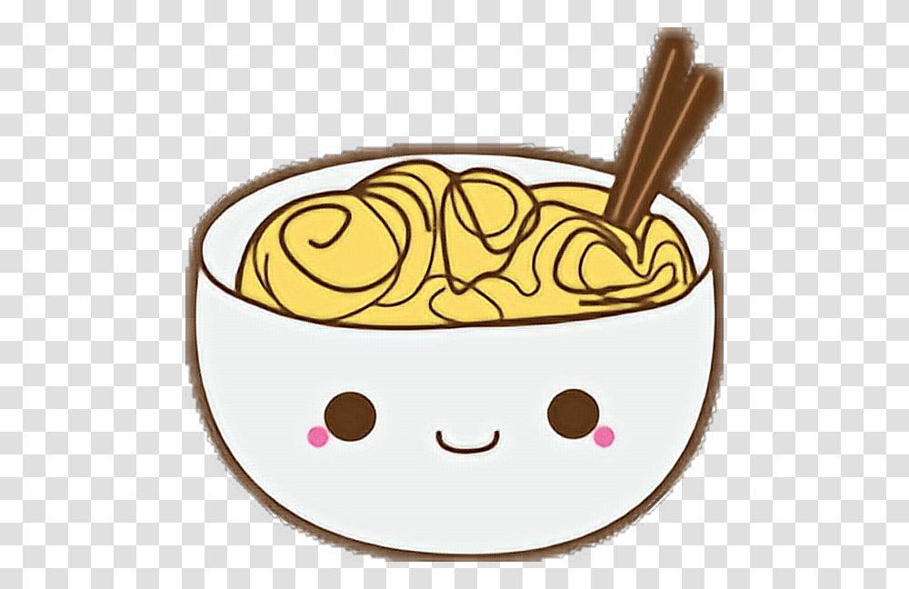 Comida Clipart Kawaii Bowl Of Noodles, Pasta, Food, Dish, Meal Transparent Png