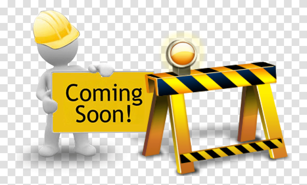 Coming Soon Coming Soon Clipart, Toy, Fence, Barricade, Hardhat Transparent Png