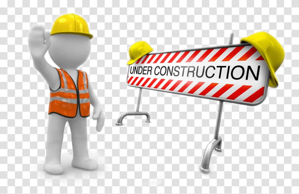 Coming Soon Under Construction, Fence, Barricade, Person, Human Transparent Png