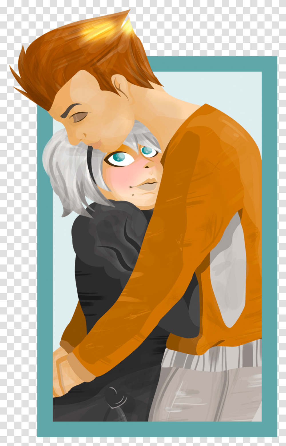 Comission My Social Media Illustration, Person, Hug, Outdoors Transparent Png