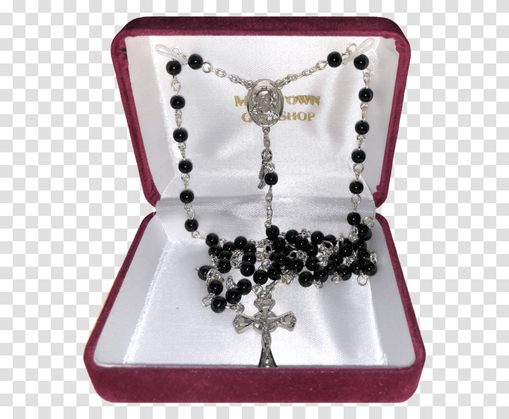 Comm Black Rosary Wchalice Rosary, Necklace, Jewelry, Accessories, Accessory Transparent Png