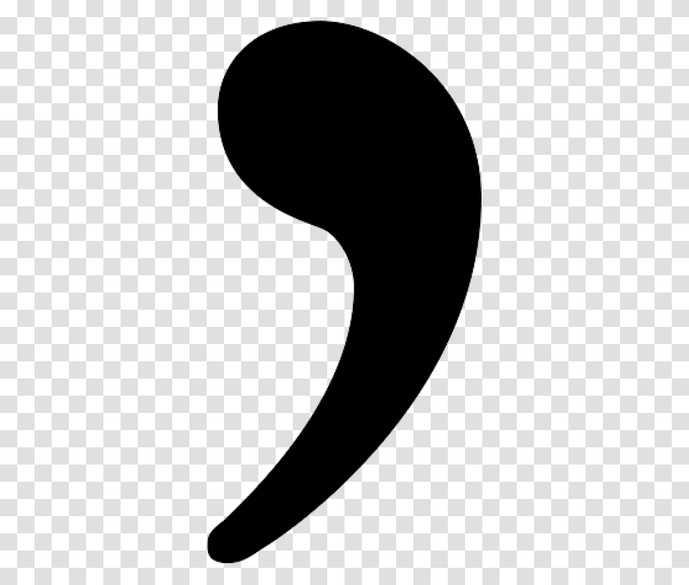 Comma With No Background, Silhouette, Plectrum, Teeth, Mouth Transparent Png