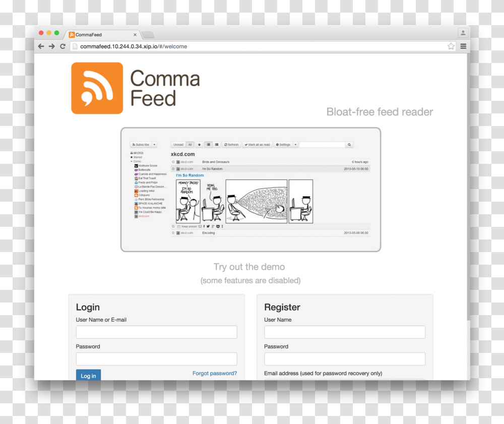 Commafeed, File, Webpage, Electronics Transparent Png