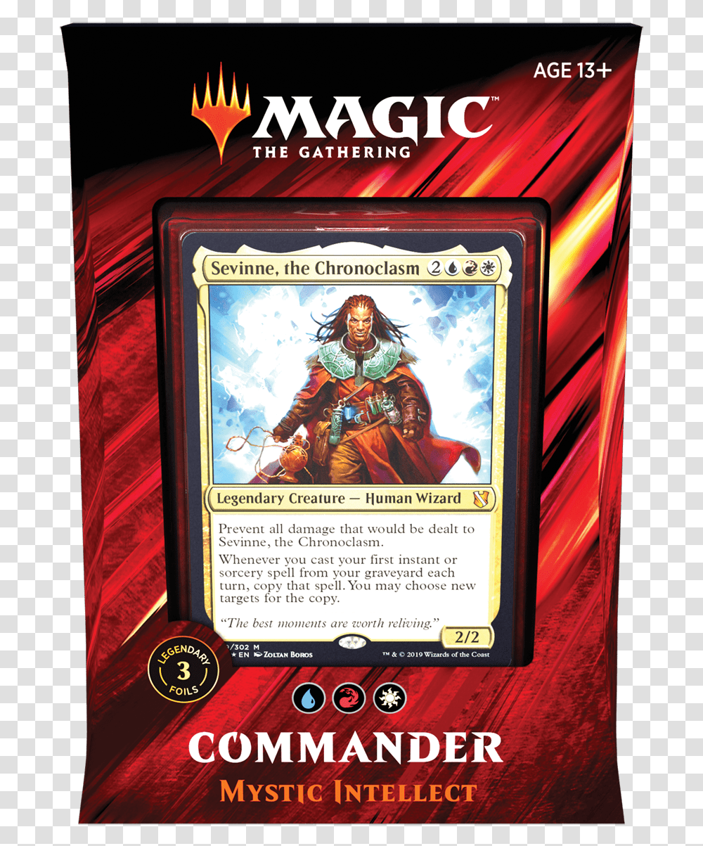 Commander 2019 Mystic Intellect, Person, Human, Poster, Advertisement Transparent Png