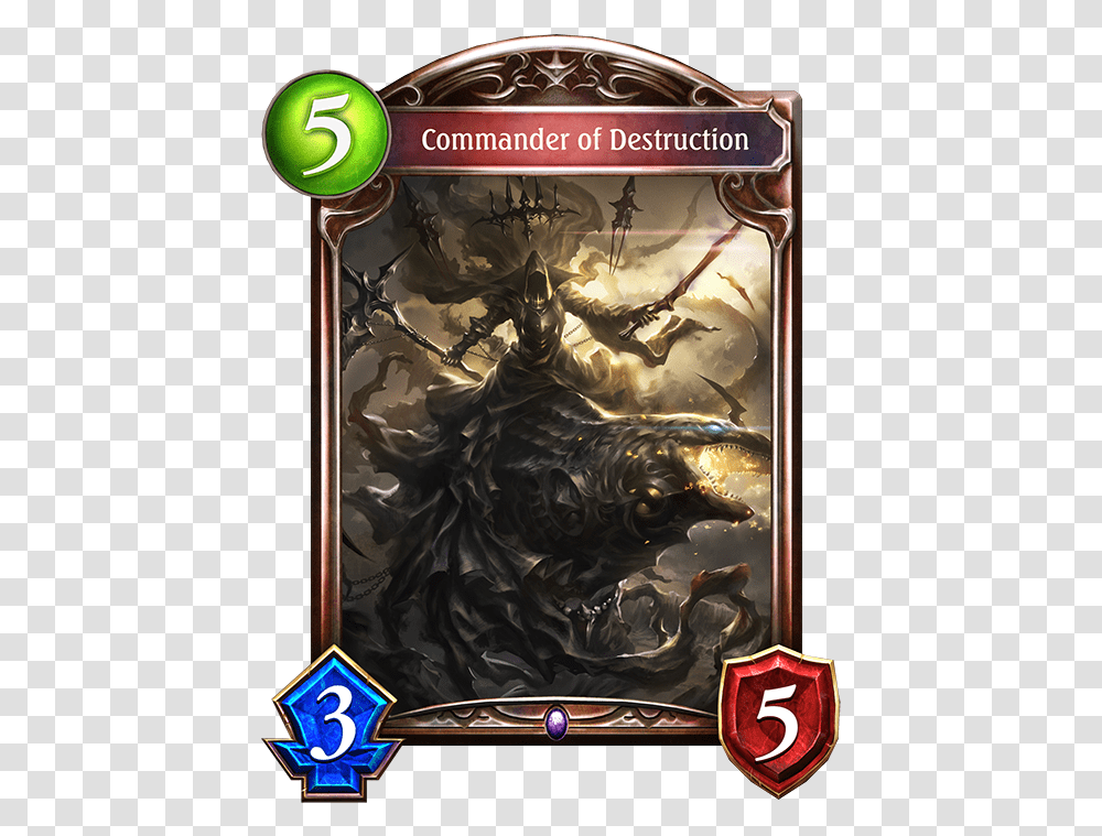 Commander Of Destruction Fate Tie In Shadowverse, Poster, Advertisement, World Of Warcraft, Game Transparent Png