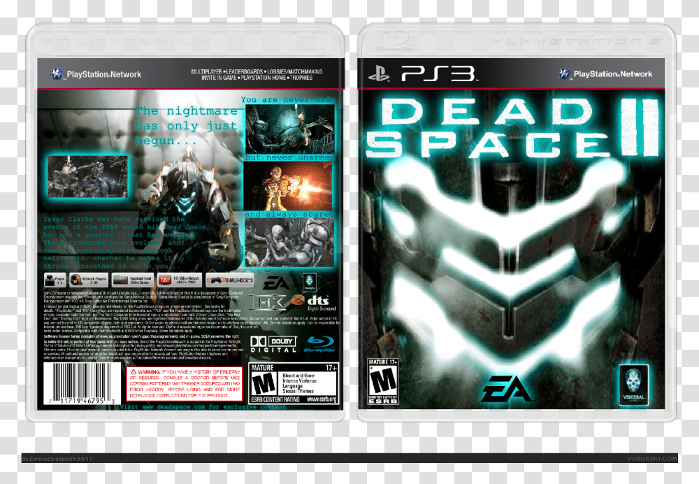 Comments Dead Space Download Dead Space 2 Box Art, Mobile Phone, Electronics, Cell Phone, Halo Transparent Png