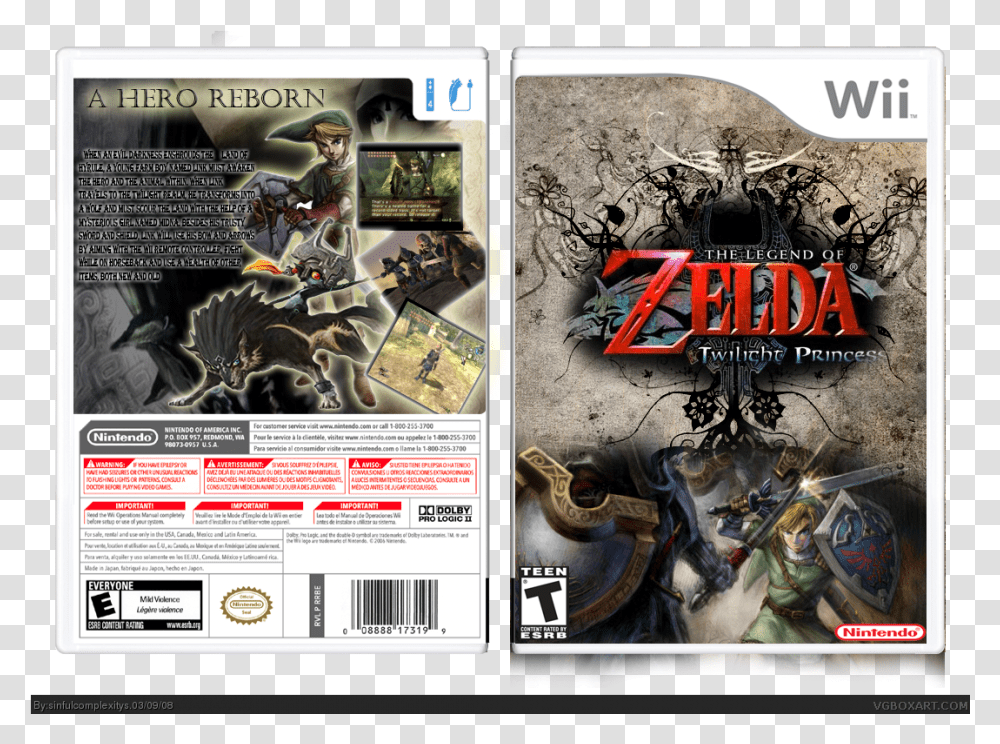 Comments Zelda Twilight Princess Zelda Twilight Princess Wii Box, Person, Human, Poster Transparent Png