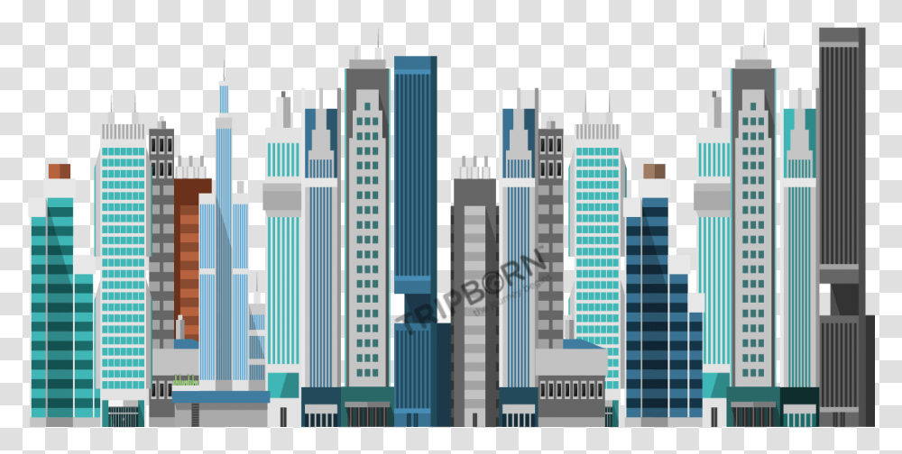 Commercial Building, Metropolis, City, Urban, High Rise Transparent Png