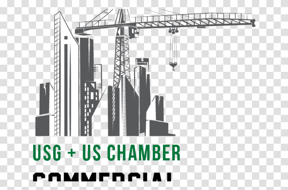 Commercial Construction Index Logo Construction, Construction Crane, Architecture, Building, Transportation Transparent Png