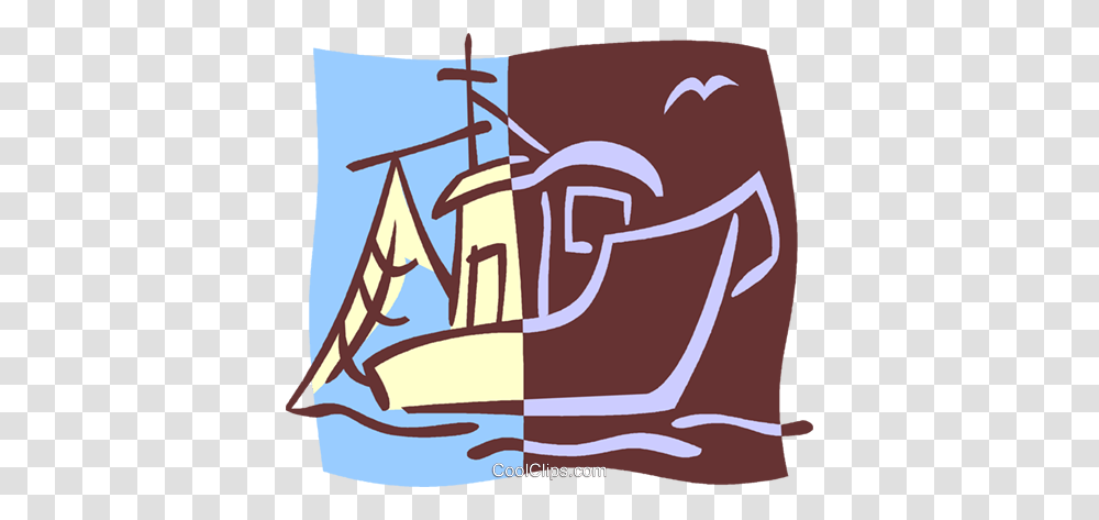 Commercial Fishing Boat Royalty Free Vector Clip Art Clipart, Outdoors, Nature, Building Transparent Png