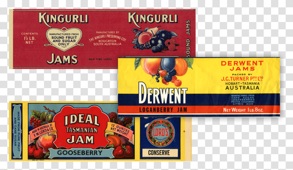 Commercial Jam Manufacturing In Australia Began On Vintage Food Labels Transparent Png