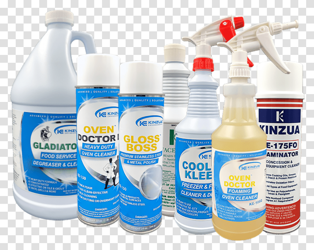 Commercial Kitchen Cleaners Solvent Cleaners For Kitchen, Bottle, Label, Sunscreen Transparent Png