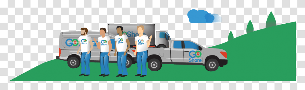 Commercial Vehicle, Person, Transportation, Truck, Pickup Truck Transparent Png