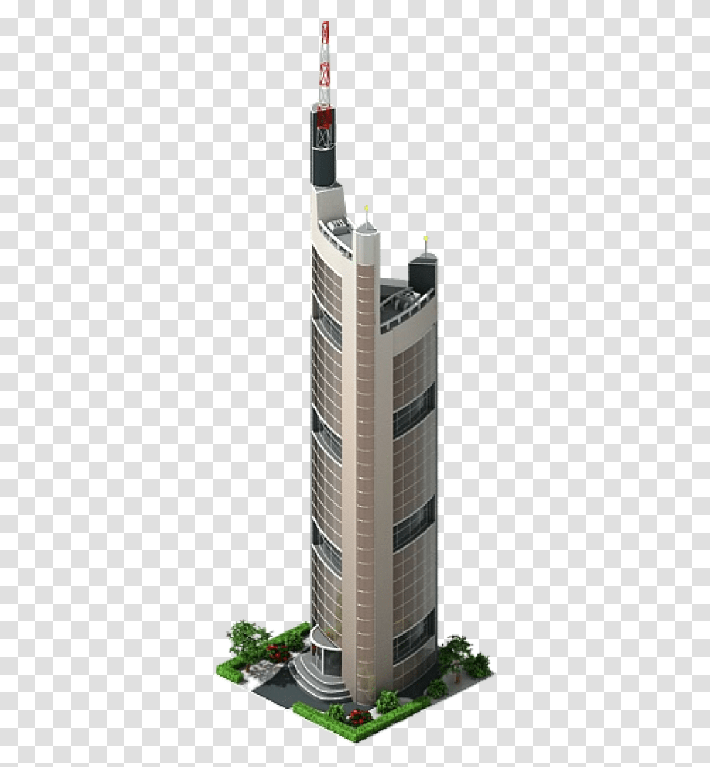 Commerzbank Tower 3d Model, Condo, Housing, Building, Architecture Transparent Png