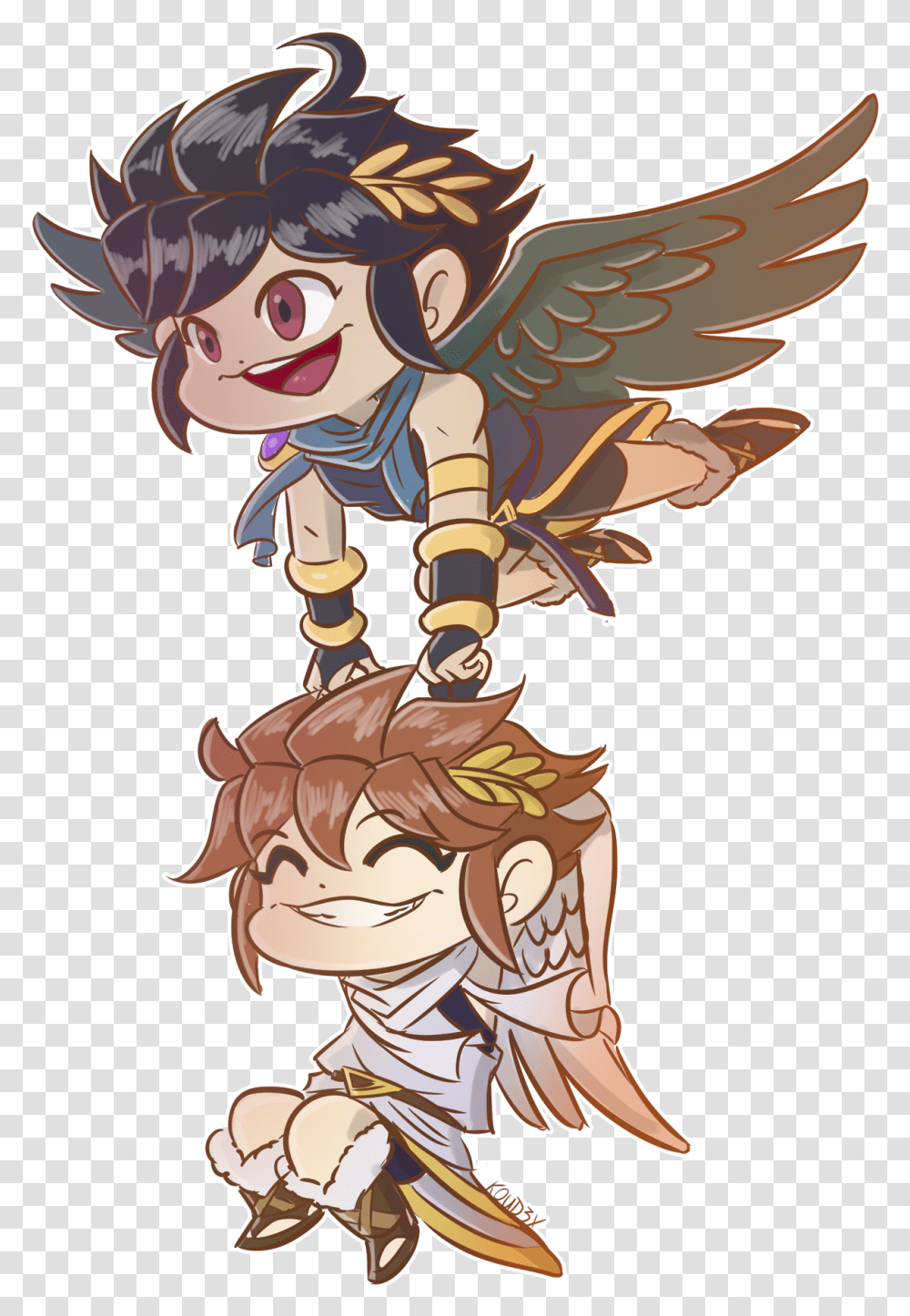 Commission I Did For Xbooxbooxbear Cartoon, Angel, Archangel, Comics, Book Transparent Png