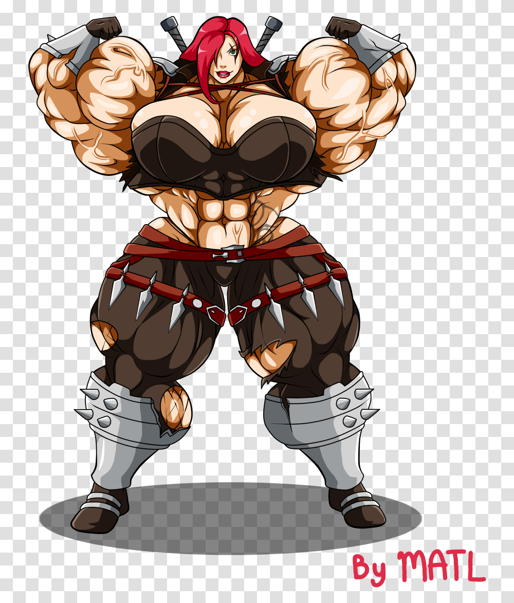 Commission Katarina Harley Quinn Muscle, Comics, Book, Person, Plant Transparent Png