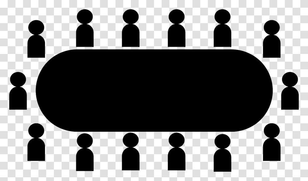 Committee, Silhouette, Audience, Crowd, Fence Transparent Png
