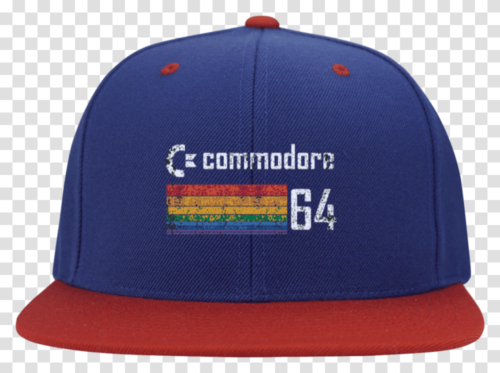 Commodore 64 Flat Bill High Profile Snapback Hat Hat, Apparel, Baseball Cap, Swimwear Transparent Png