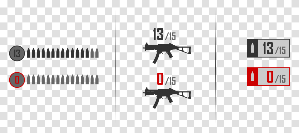Common Ammo Count Machine Gun, Weapon, Weaponry Transparent Png