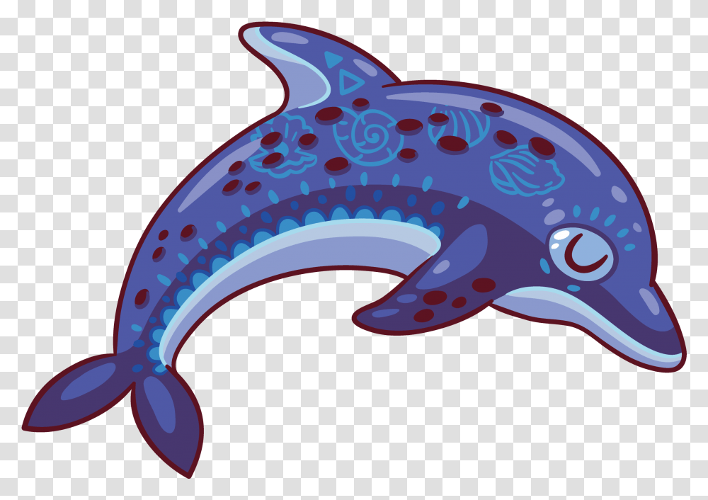 Common Bottlenose Dolphin Purple Clip Art, Animal, Sea Life, Mammal, Reptile Transparent Png