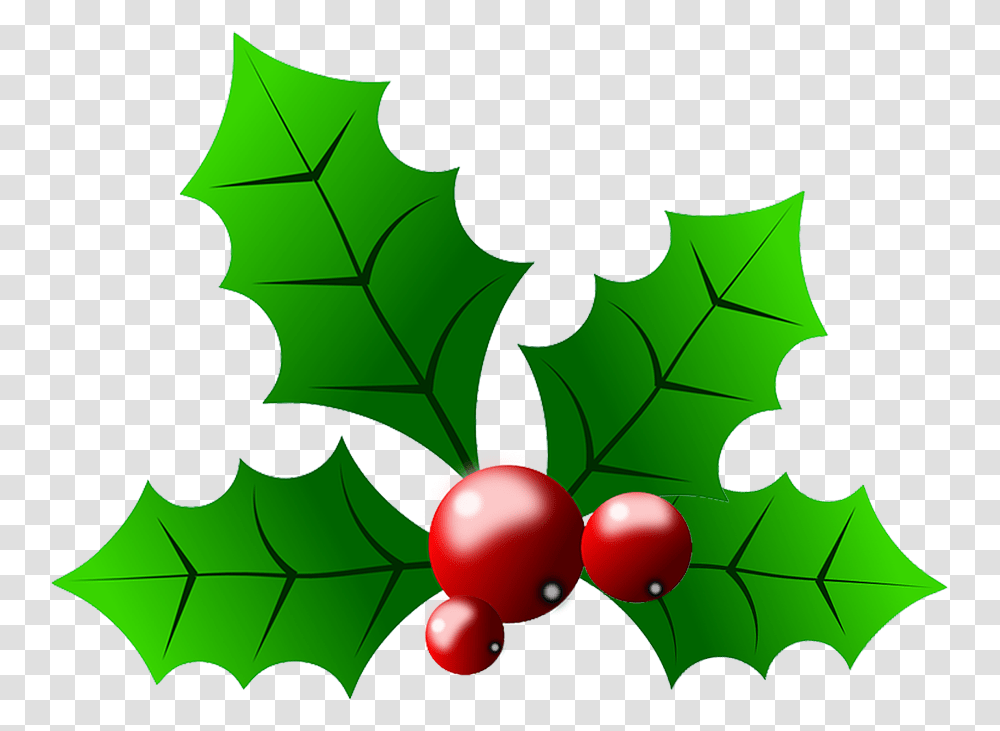Common Holly Christmas Clip Art Holly And Berries Clip Art, Plant, Leaf, Fruit, Food Transparent Png