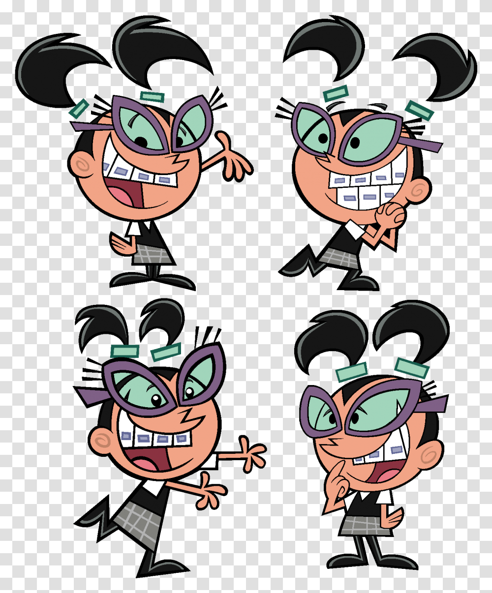 Common Images Of Tootie Fairy Oddparents Cartoon People Fairly Odd Parents Characters, Label, Drawing Transparent Png