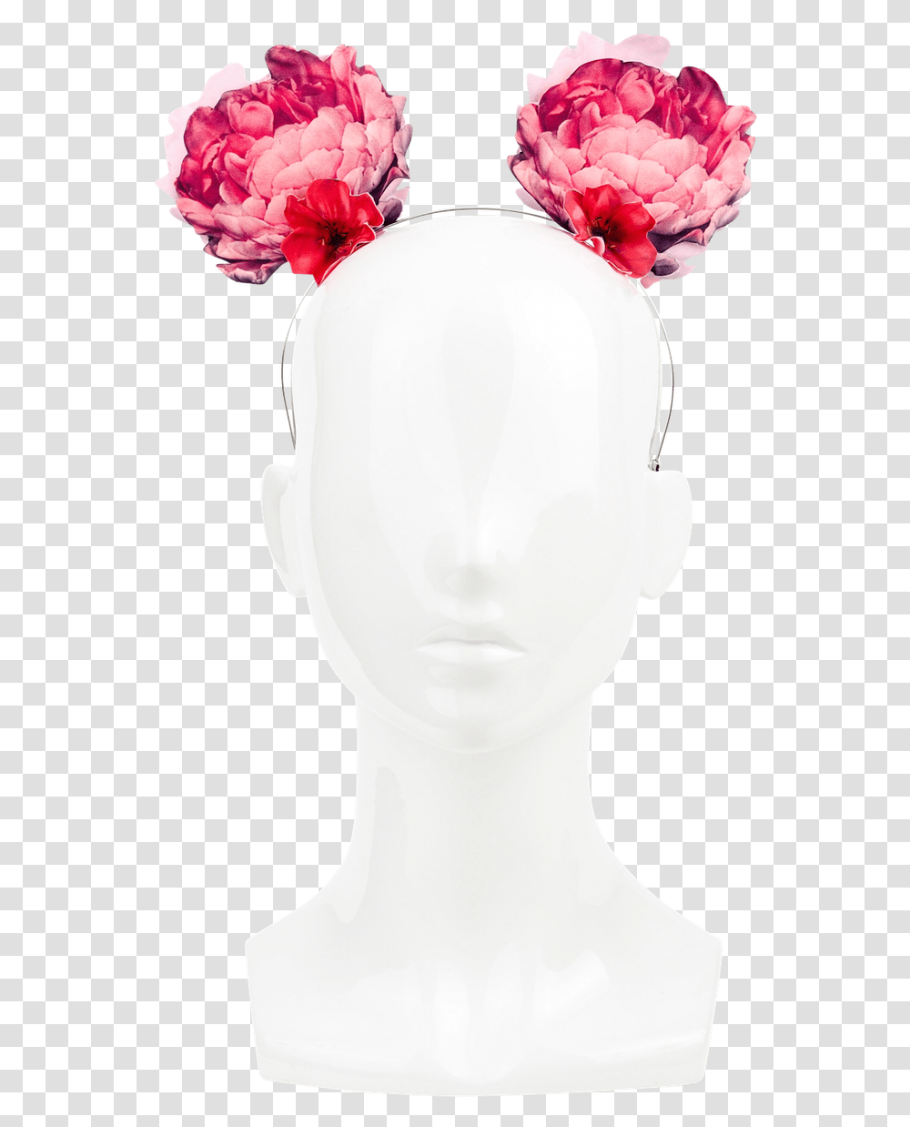 Common Peony, Head, Statue Transparent Png