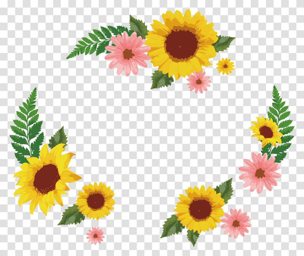 Common Sunflower Euclidean Icon Sunflower Floral Vector, Plant, Floral Design, Pattern, Graphics Transparent Png