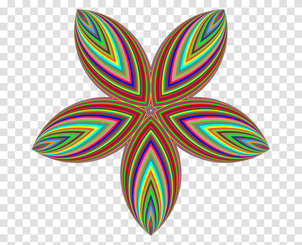 Common Sunflower Symmetry Leaf Star, Pattern, Ornament, Fractal Transparent Png