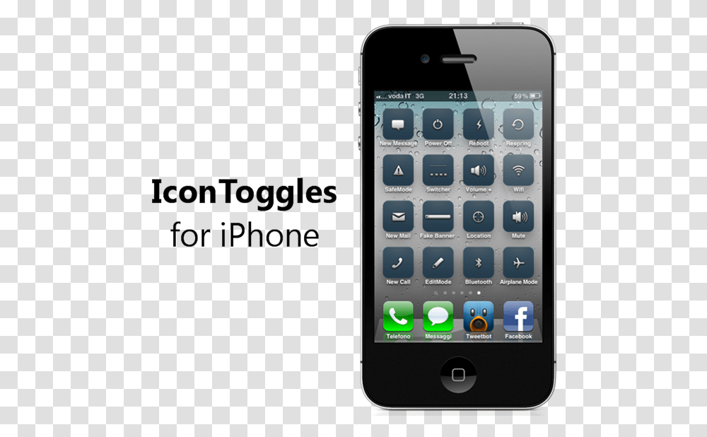 Commonly Used Settings Shortcuts Iphone 4s 16gb Black, Mobile Phone, Electronics, Cell Phone Transparent Png