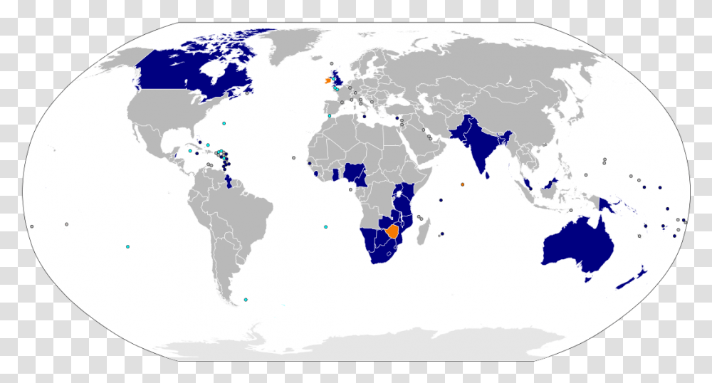 Commonwealth Nations, Map, Diagram, Plot, Atlas Transparent Png