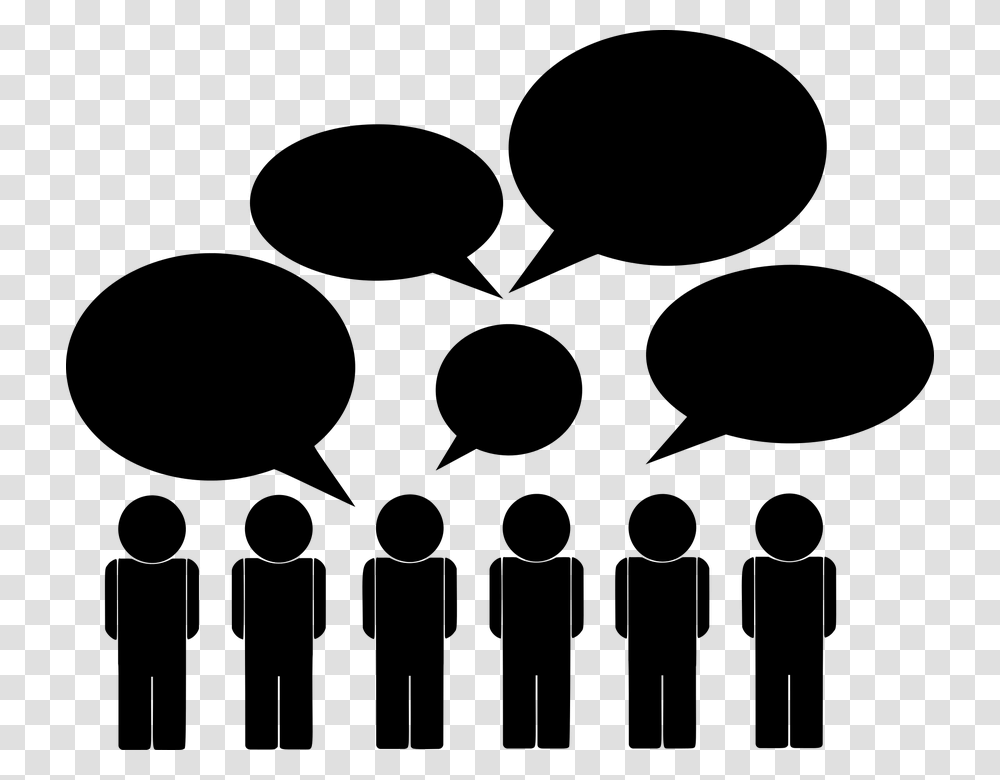 Communicate Communication Conference Crowd Communication Image Black And White, Gray, World Of Warcraft Transparent Png