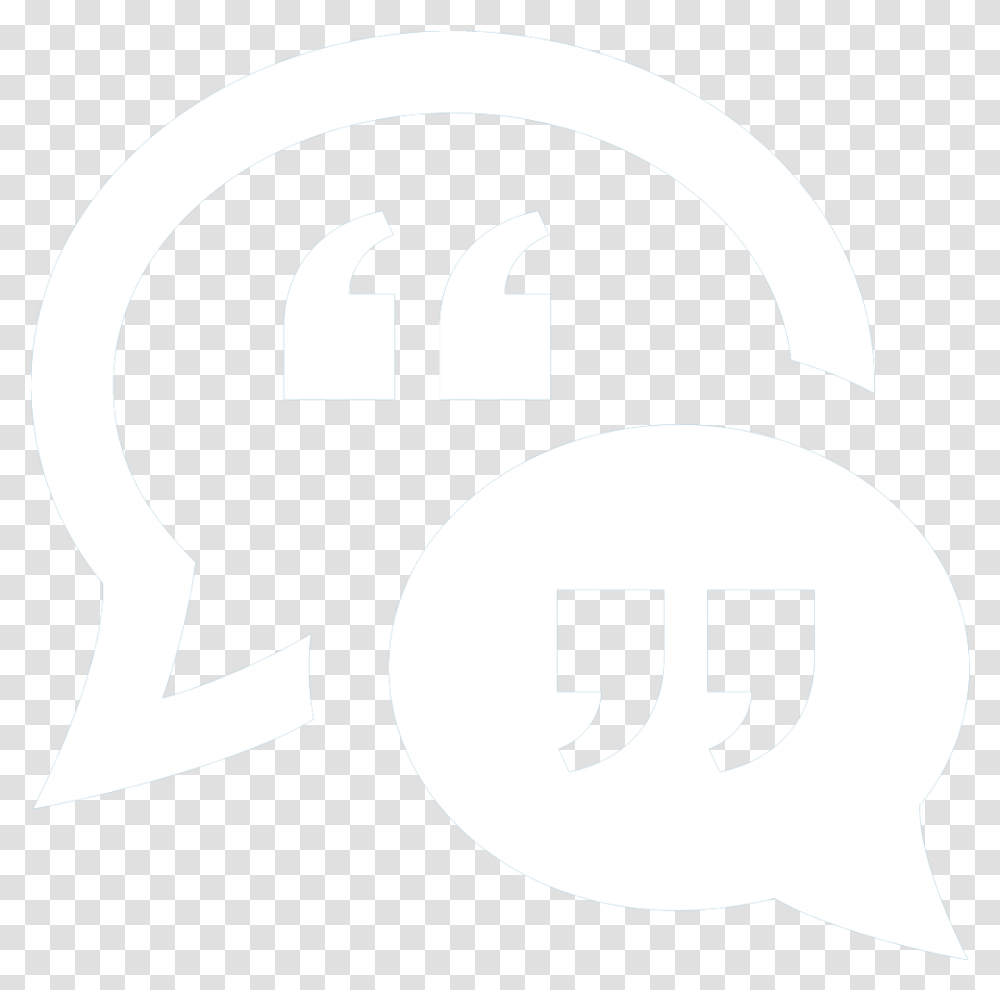 Communicate White Icon, Stencil, Logo Transparent Png