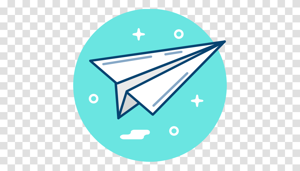 Communication Mail Origami Paper Plane Send Icon, Star Symbol, Triangle, Emblem Transparent Png