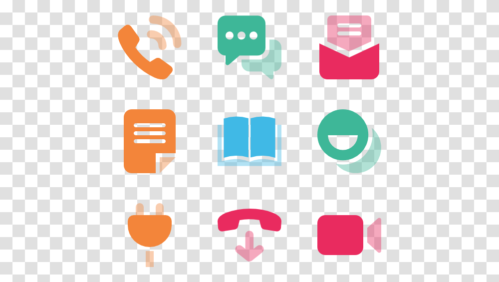 Communication Tools Icon, Alphabet, Number Transparent Png