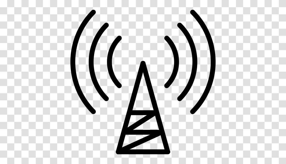 Communication Tower Communication Tower Network Icon With, Gray, World Of Warcraft Transparent Png