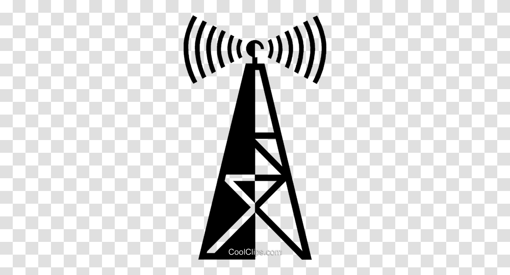 Communication Tower Royalty Free Vector Clip Art Illustration, Cross, Antenna, Electrical Device Transparent Png