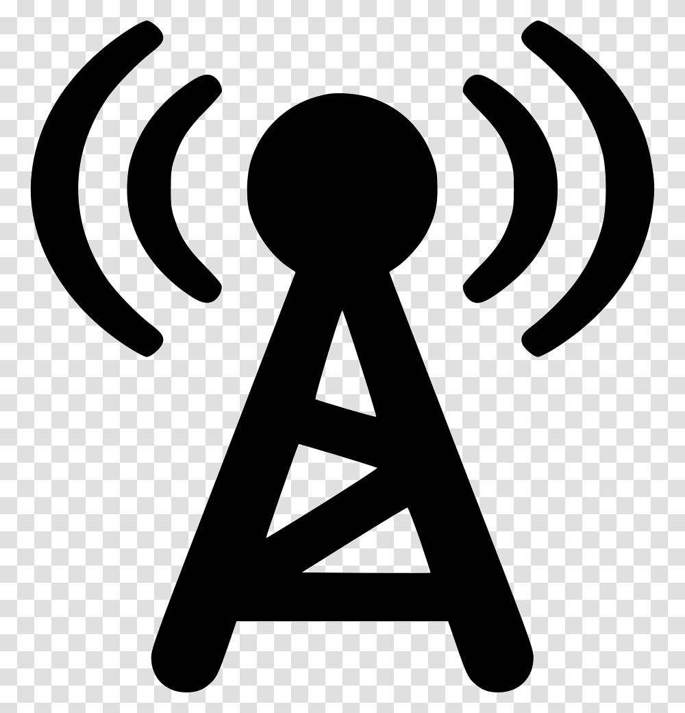 Communication Tower Wireless Communications Tower Icon, Hammer, Tool, Silhouette Transparent Png