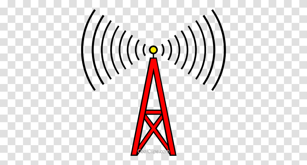 Communications Tower Royalty Free Vector Clip Art Illustration, Electrical Device, Antenna, Screw, Machine Transparent Png