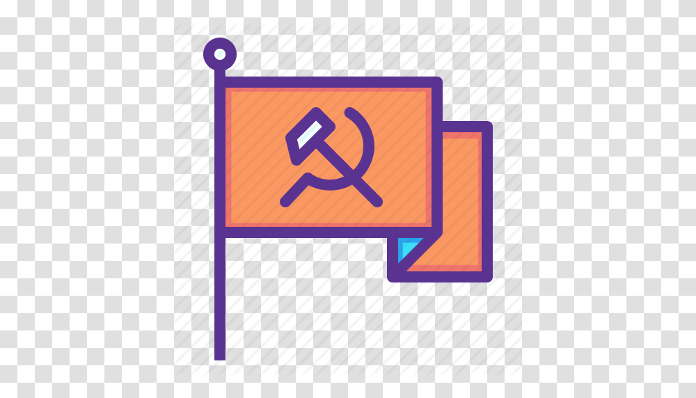 Communism Communist Flag Labor Labour Waving Work Icon, Alphabet, Word Transparent Png