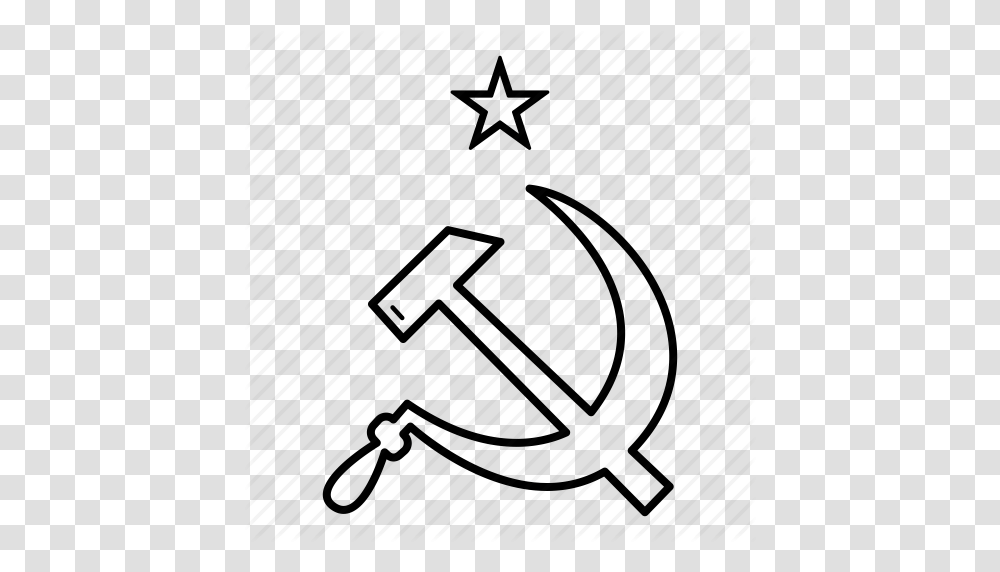 Communism Hammer Hammer And Sickle Molot Russia Serp Sickle Icon, Label, Plan Transparent Png