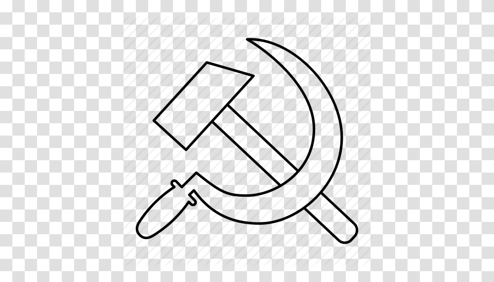 Communism Hammer Hammer And Sickle Russia Sickle Ussr Icon, Label Transparent Png