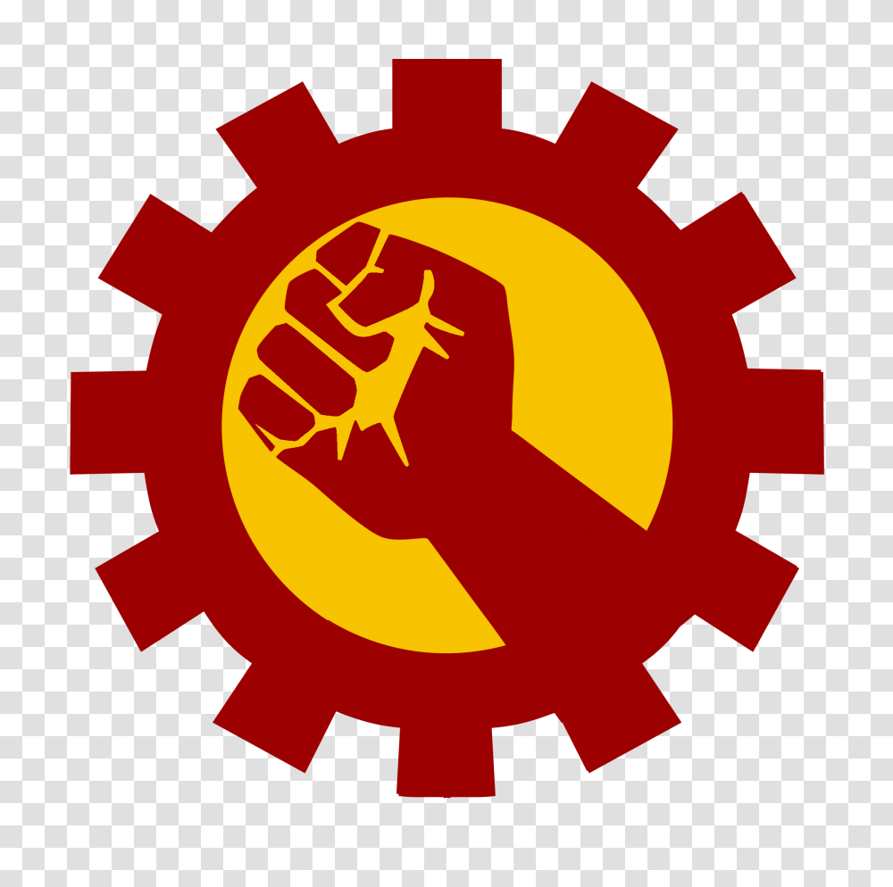 Communism Logo Twitter Api Logo, Hand, Fist, Symbol, Trademark Transparent Png