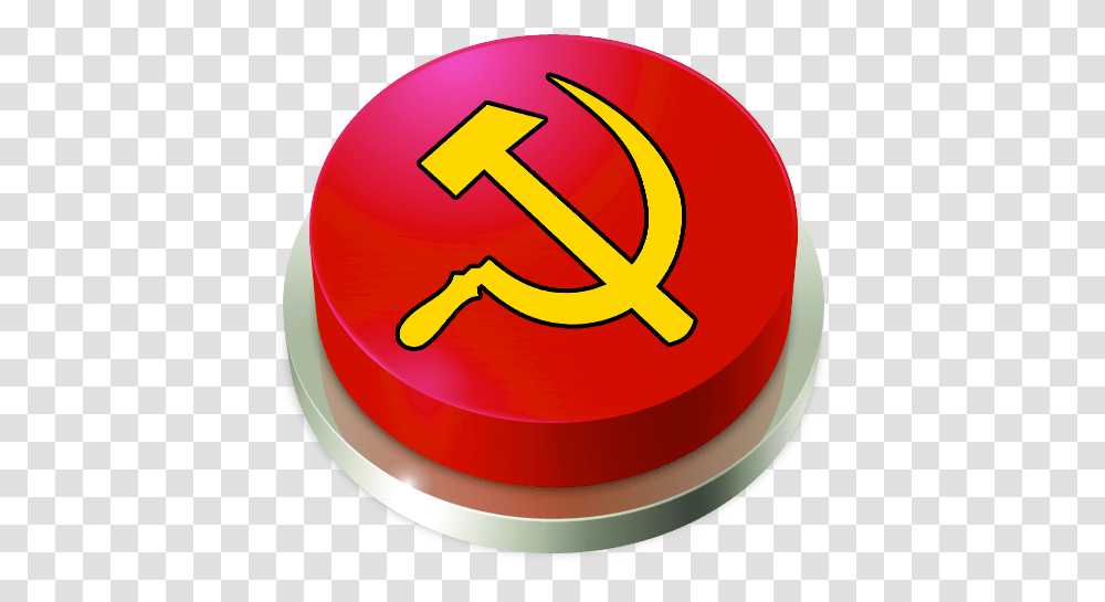 Communism Ussr Button Vaccine Communism, Alphabet, Text, Symbol, Birthday Cake Transparent Png