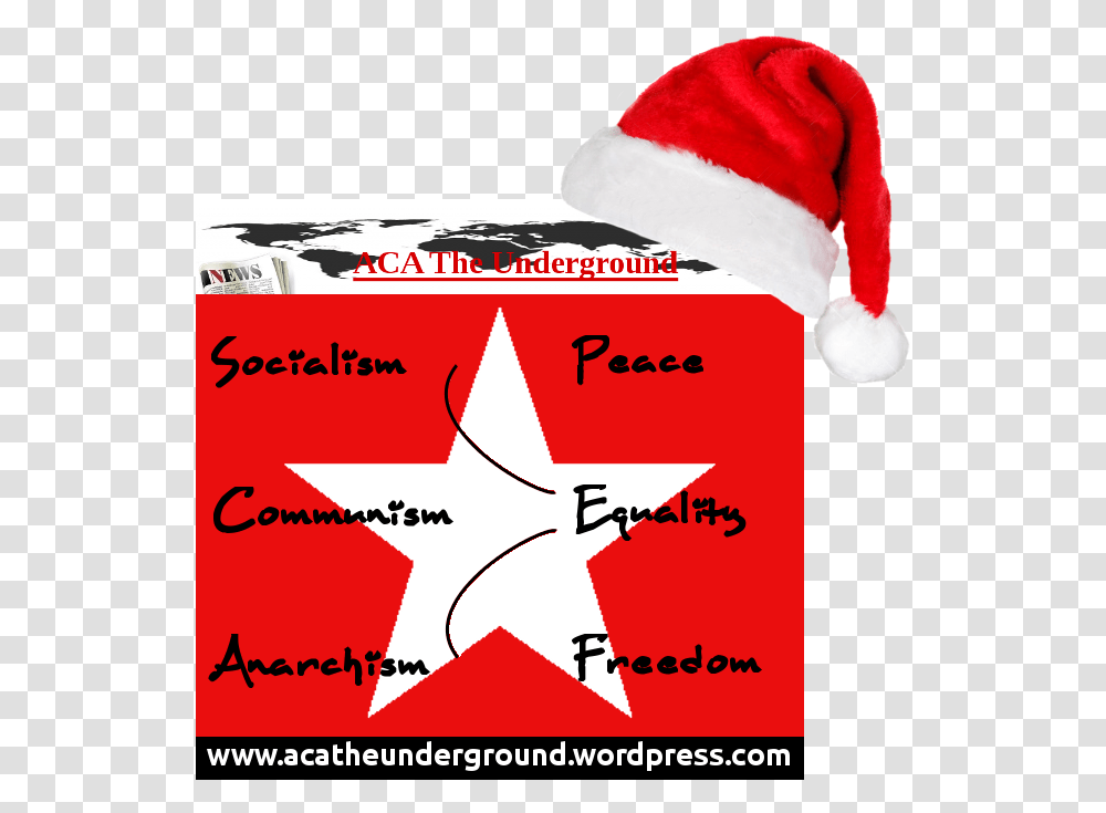 Communist Christmas Aca The Underground Christmas, Symbol, Outdoors, Text, Poster Transparent Png