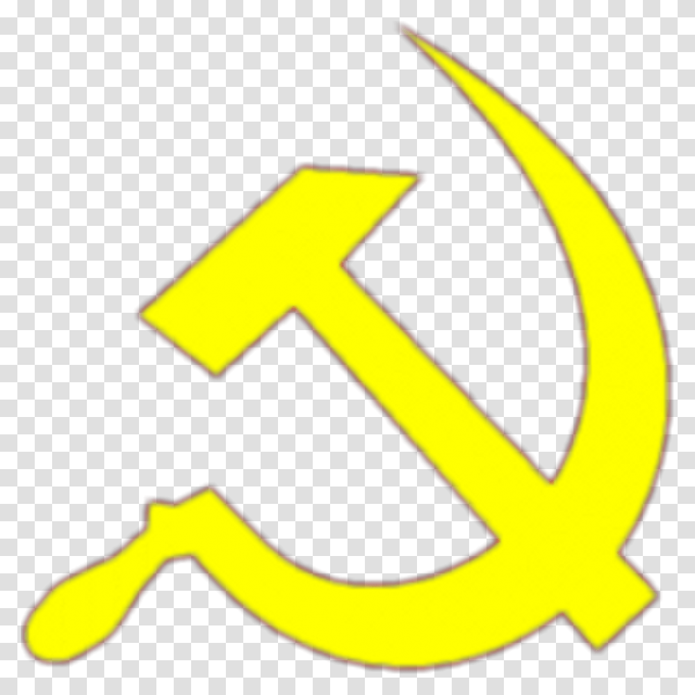 Communist Communism Ussr Sovietunion Hammer And Sickle, Logo, Trademark Transparent Png